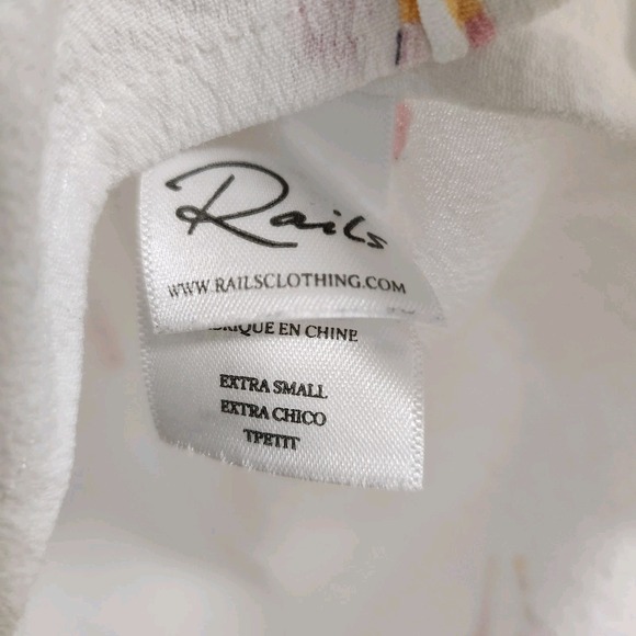 Rails Whitney Button Up Champagne Bottle Blouse In Rose - Picture 6 of 14